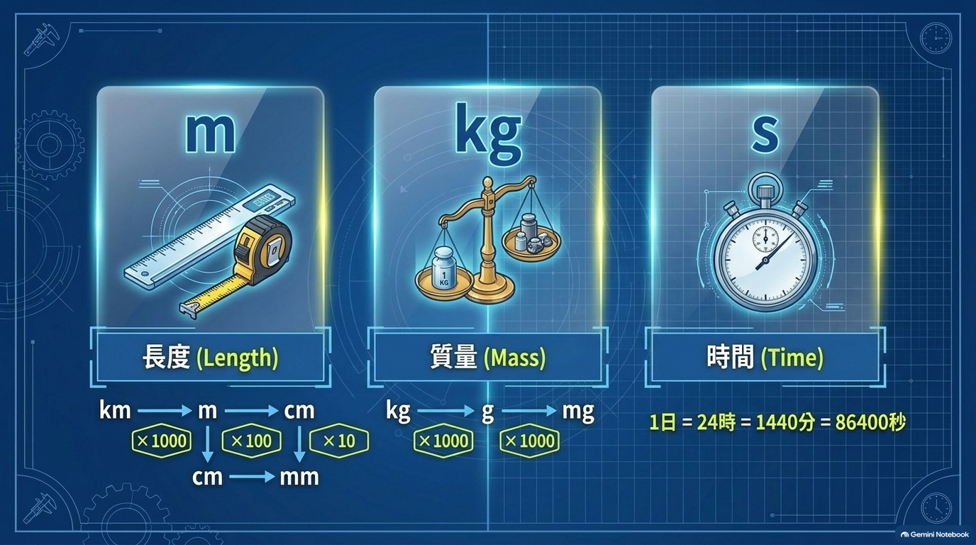 圖卡 D|三大基本物理量