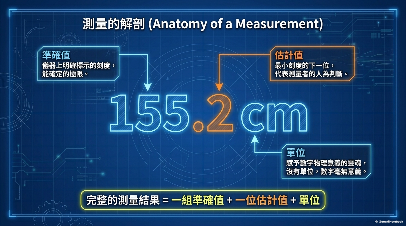 圖卡 F|測量結果的結構
