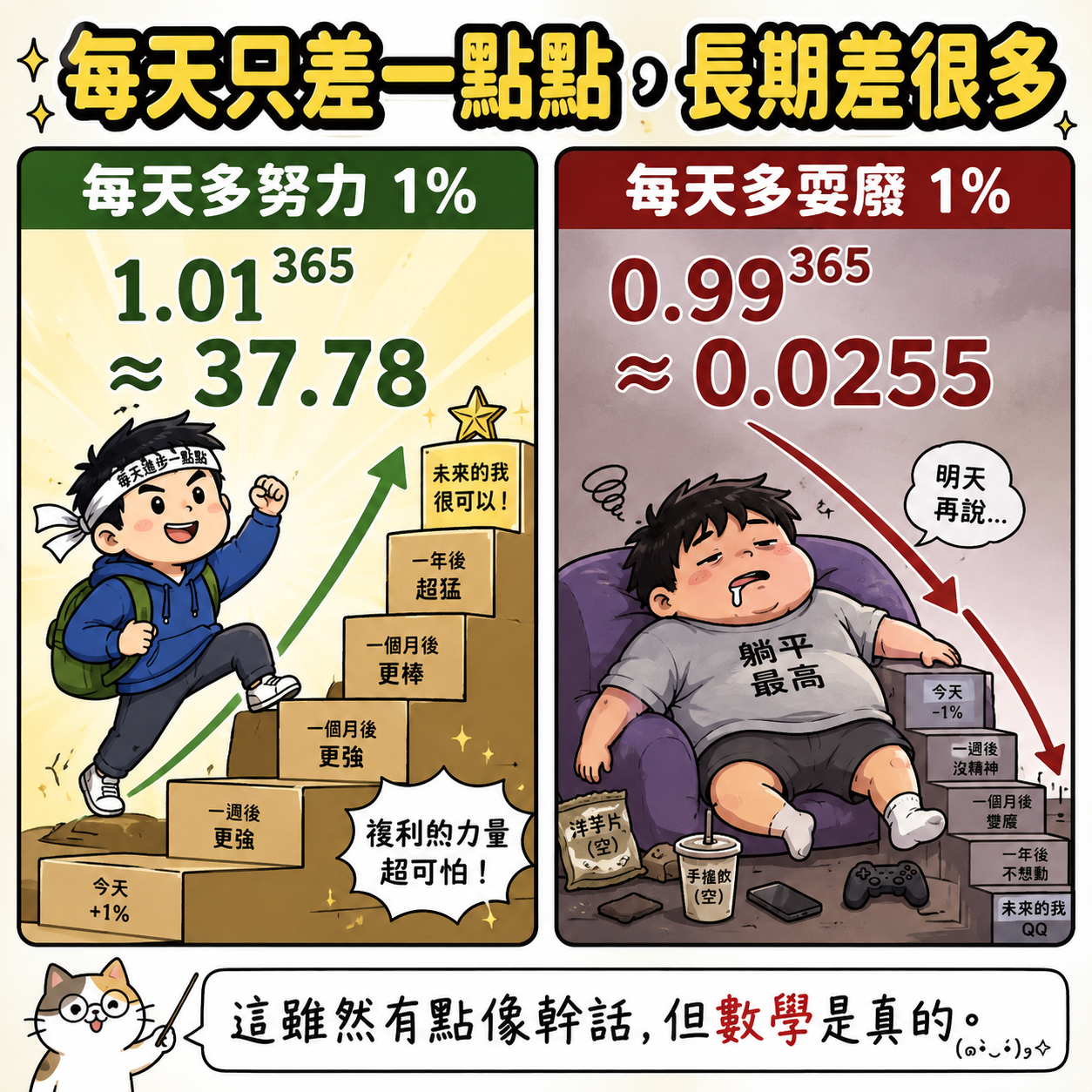 每天差一點點